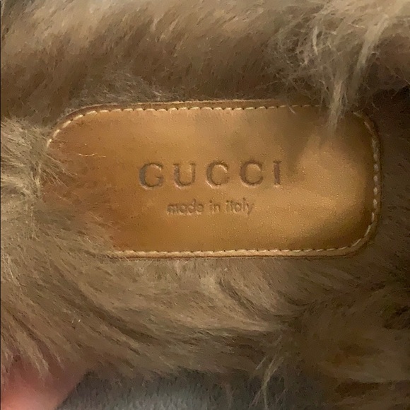 Gucci Mules - Leather with fur - Picture 2 of 2